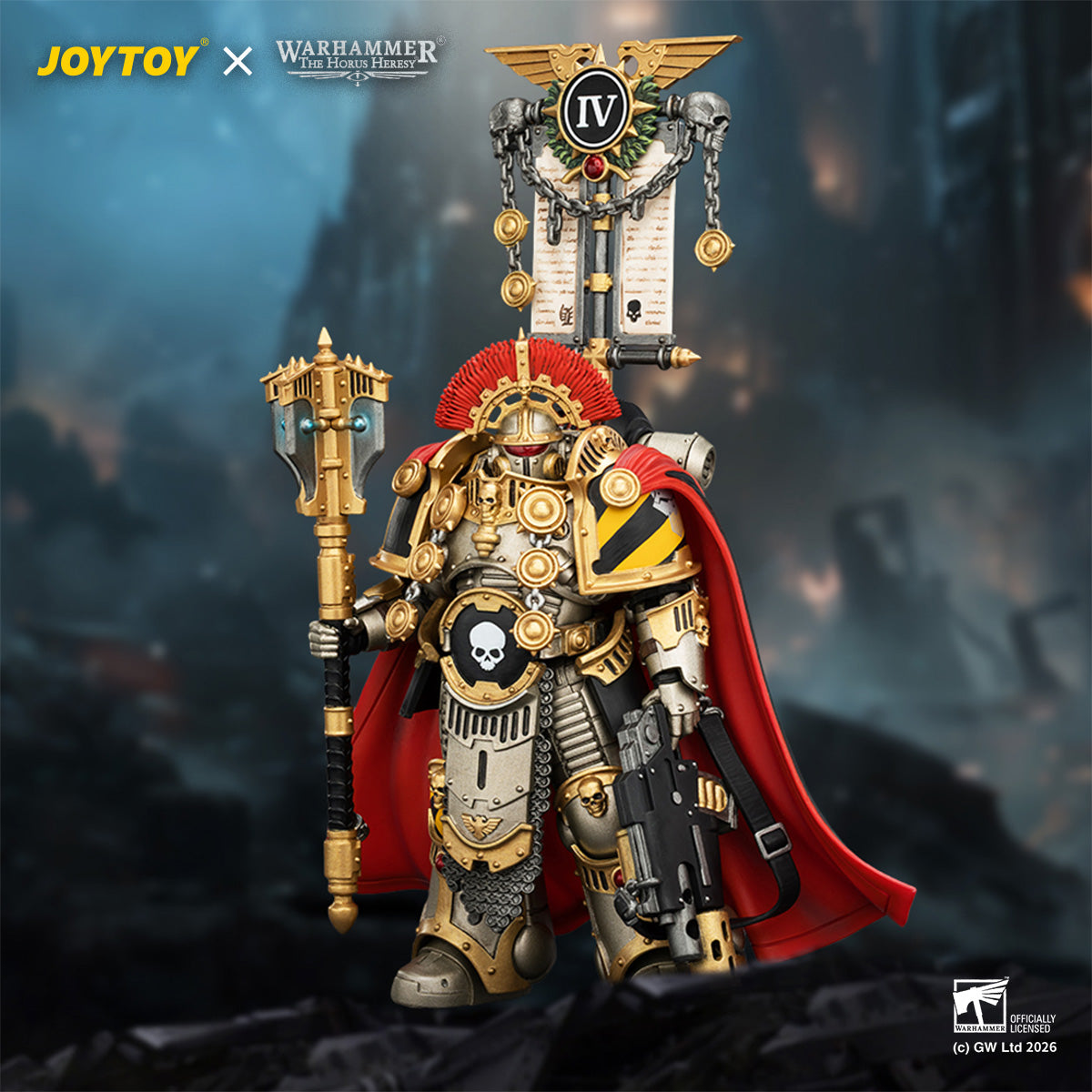 JOYTOY 1/18 アイアン・ウォリアー センチュリオン（ヘヴィ・パワーハンマー＆コンビ・メルタ装備） JT04391 可動フィギュア 塗装済み 完成品