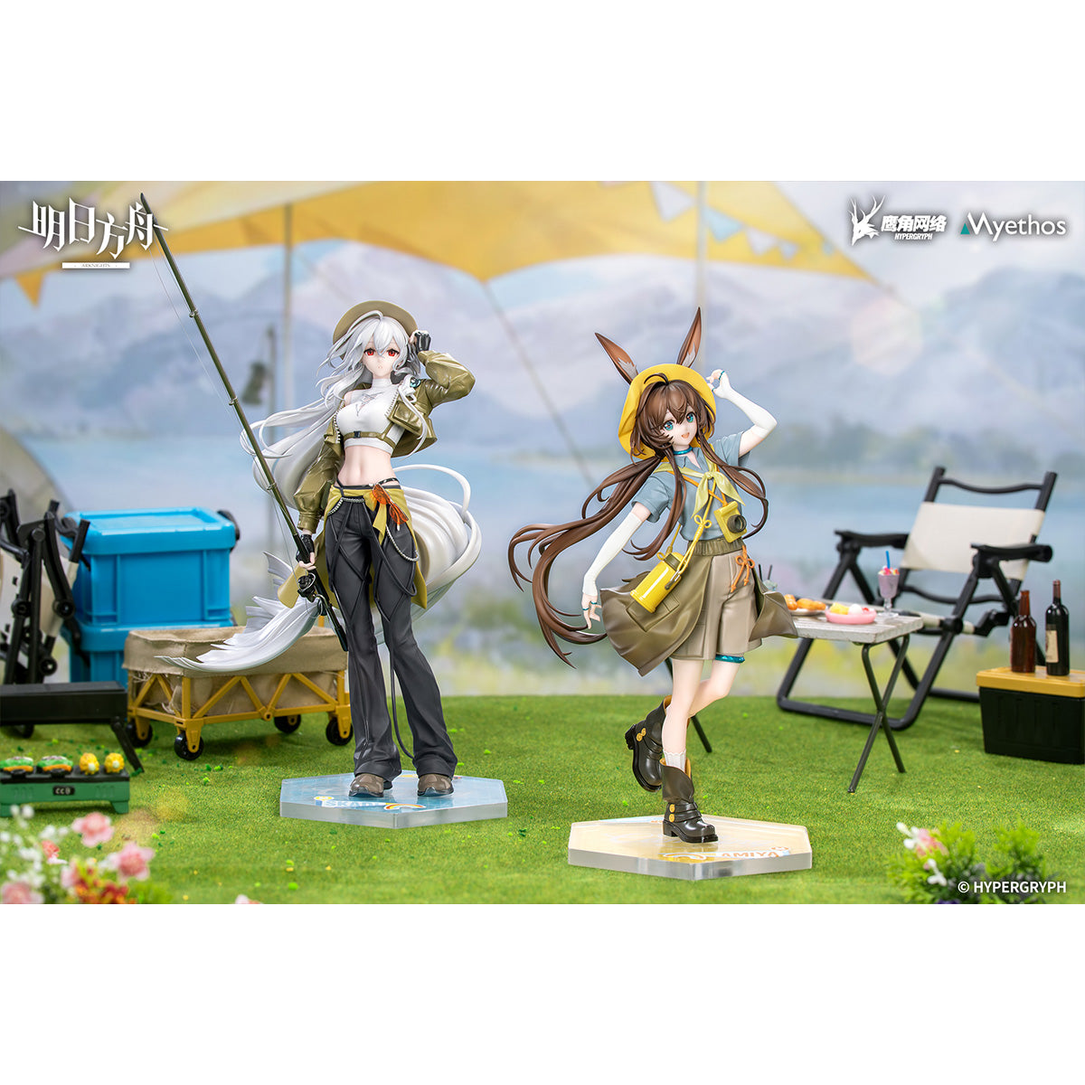 HiPlay Myethos 1/8 Gift+ アークナイツ スカジ & アーミヤ 野趣の時間VER. 美少女 塗装済み完成品フィギュア