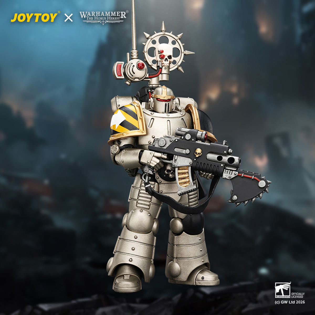HiPlay JOYTOY 1/18 アイアン・ウォリアー MkII レジオネア 2（ボルター＆ボルトピストル装備） JT04469 可動フィギュア 塗装済み 完成品