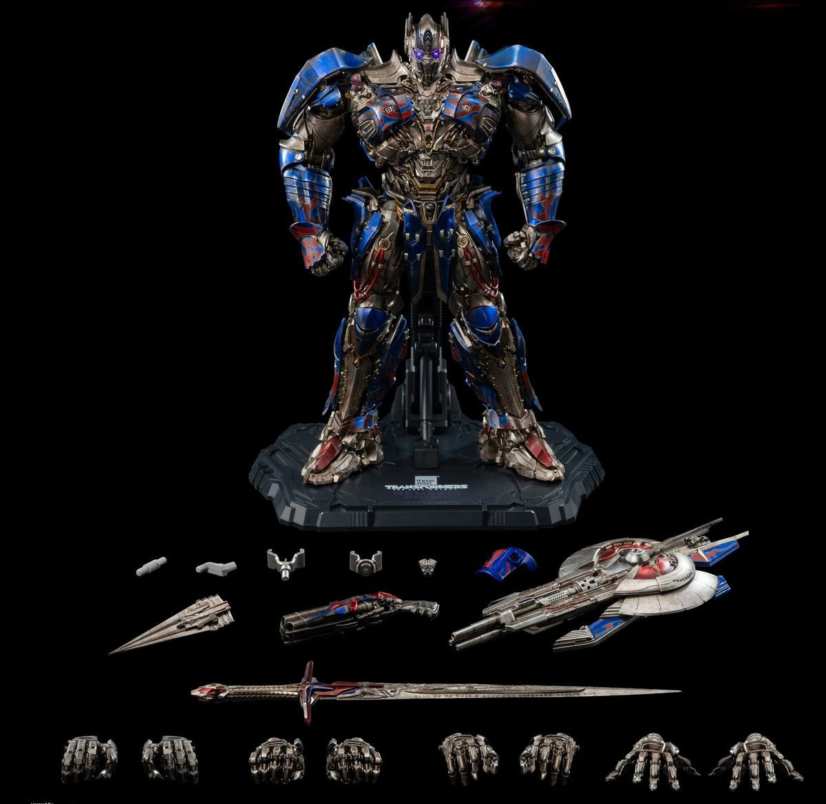 HiPlay Threezero オートボット 最後の騎士  DLX版 オプティマス 3Z05790W0 可動 アクション フィギュア アクセサリー フルセット