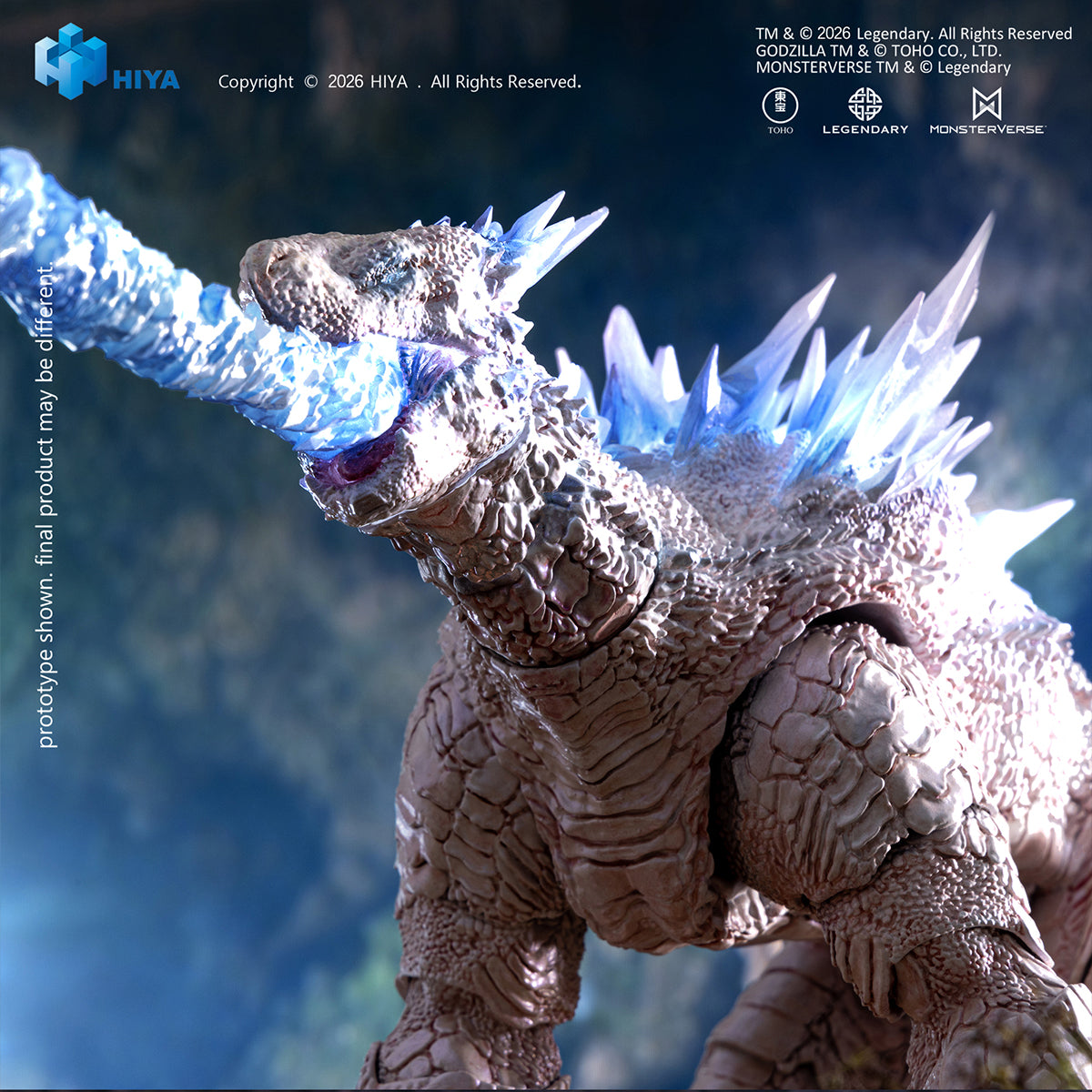 HiPlay HIYATOYS ゴジラvsコング 新たなる帝国 Shimo しも 氷結ブレスVer EBG0312 可動フィギュア 塗装済み 完成品 モンスター