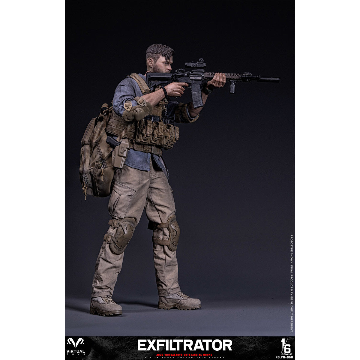 HiPlay VTSTOYS 1/6 孤高の傭兵 フロントライン マーセナリー NO.VM060 可動フィギュア 塗装済み 完成品 アクションフィギュア