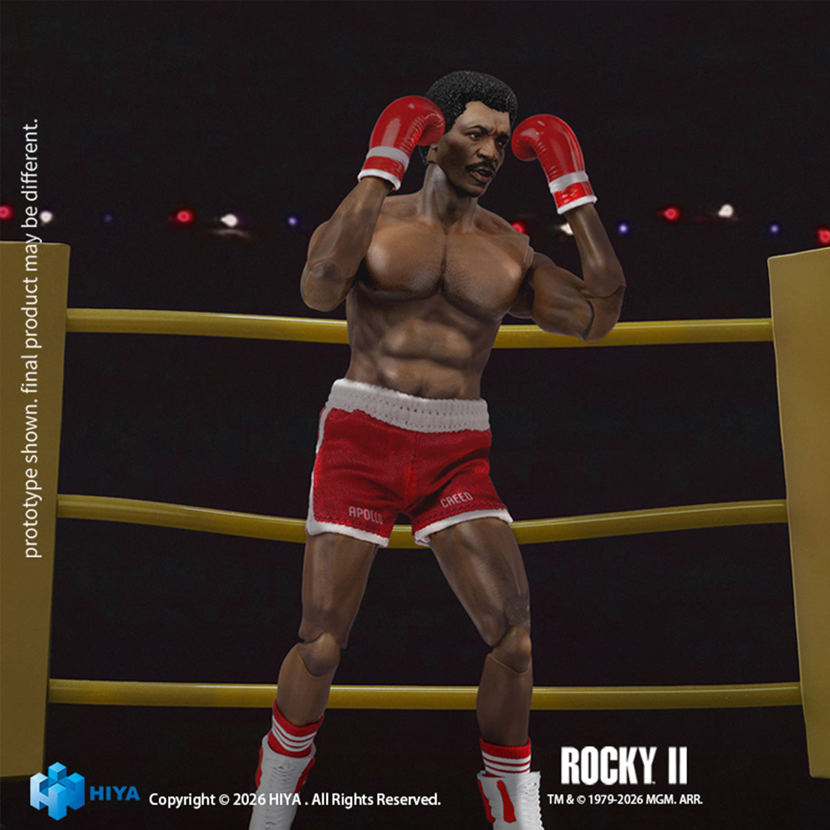 HIYA 1/12 ロッキー 2 アポロ・クリード ESR0194 アクションフィギュア 塗装済み 完成品