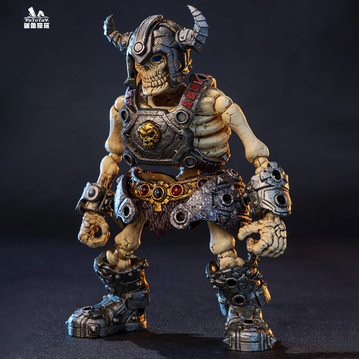 幽兎モデル 1/12 骸骨狂戦士 YTSS-004 可動フィギュア 塗装済み 完成品