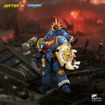 JOYTOY 1/18 ウルトラマリーン キャプテン ジャンプパックとレリックシールド装備 JT04414 可動フィギュア 塗装済み 完成品