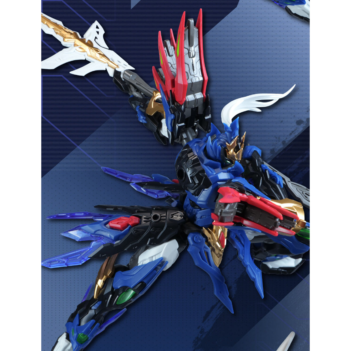 HiPlay 摩動核 SP-XH01 迅勇級 玉衡宮 廉貞星君 項羽 色分け済みプラモデル 組み立てキット