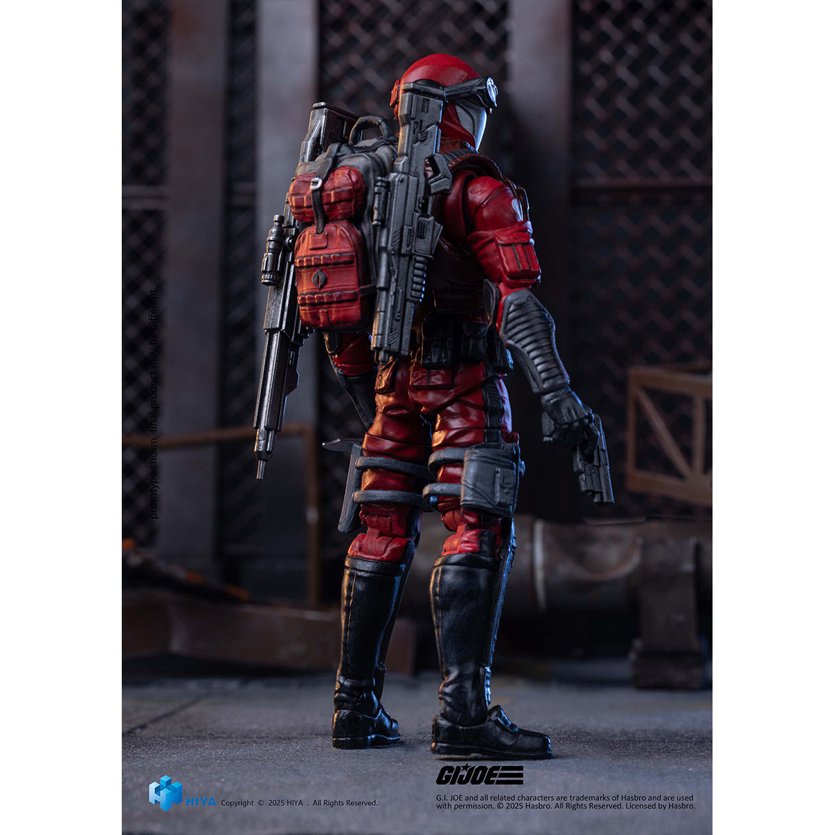 HIYA 1/18 特種部隊 深紅コブラ EMG0461 アクションフィギュア 塗装済み 完成品