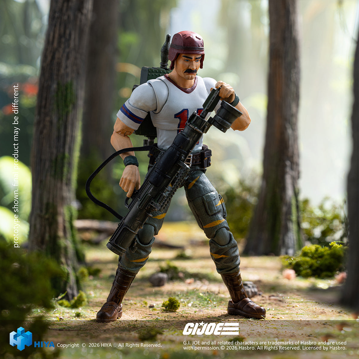 HiPlay HIYATOYS 1/18 G.I.ジョー 特殊部隊 バズーカ タイガーパワー版 EMG0479 可動フィギュア 塗装済み 完成品 アクションフィギュア