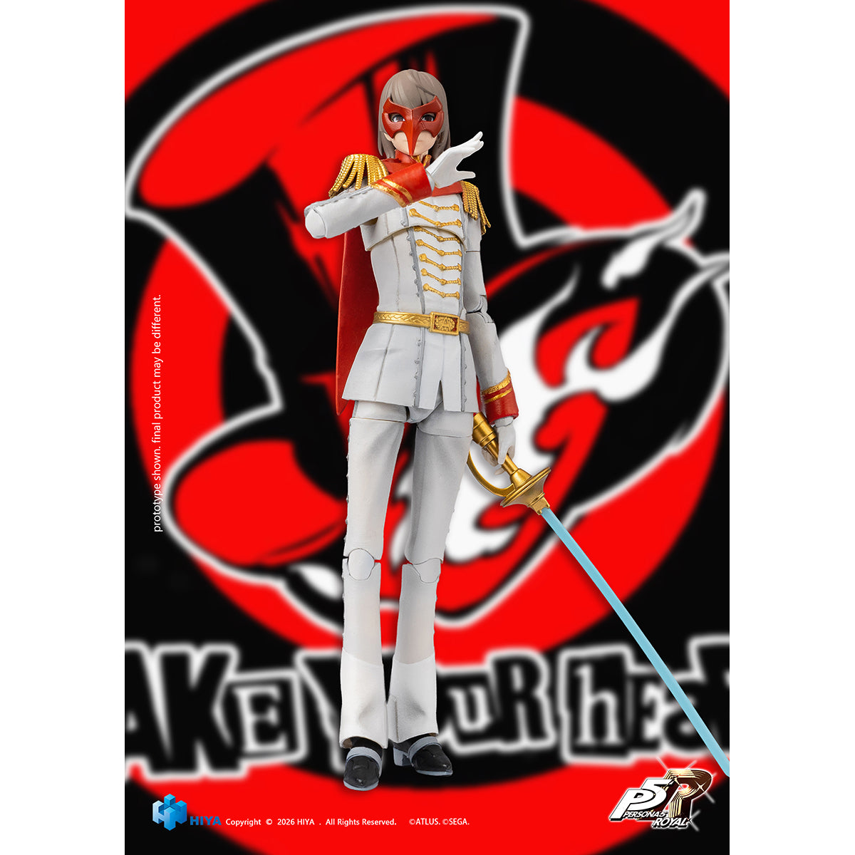 HIYA 1/12 Exquisite Basic シリーズ ペルソナ 5 ザ・ロイヤル クロウ Crow EBP0379 アクションフィギュア 塗装済み 完成品
