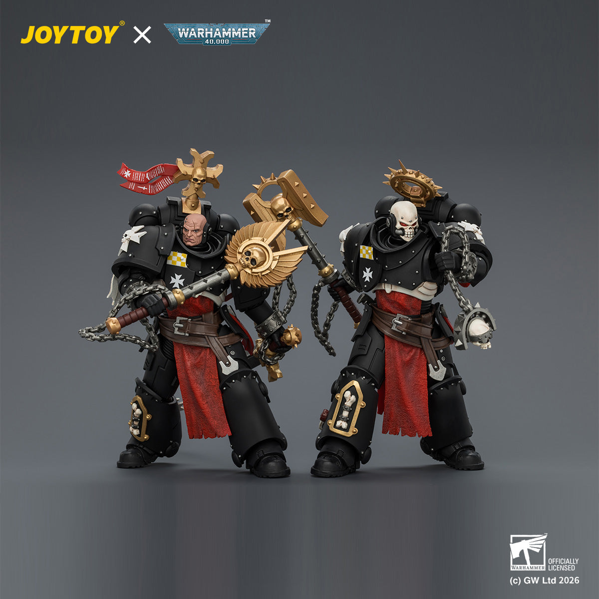 JOYTOY 1/18 ブラック・テンプラー ジャッジシアー2（メイス・オブ・ジャスティス＆アブソルヴァー・ボルトピストル装備） JT04872