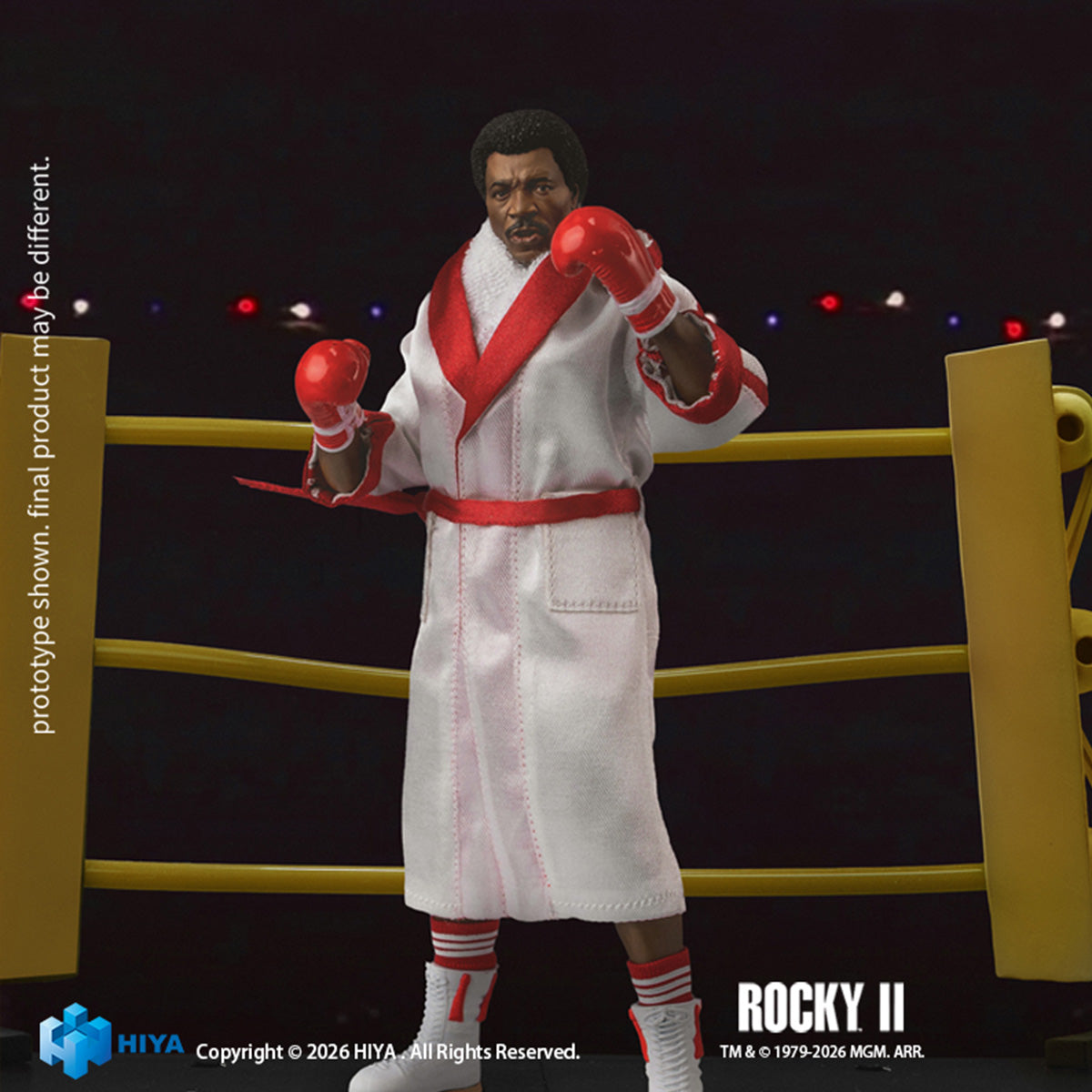 HIYA 1/12 ロッキー 2 アポロ・クリード ESR0194 アクションフィギュア 塗装済み 完成品