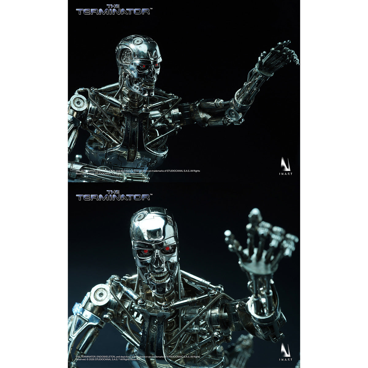 INART 1/6 『ターミネーター』 T-800 エンドスケルトン Ag A036 キャラクター