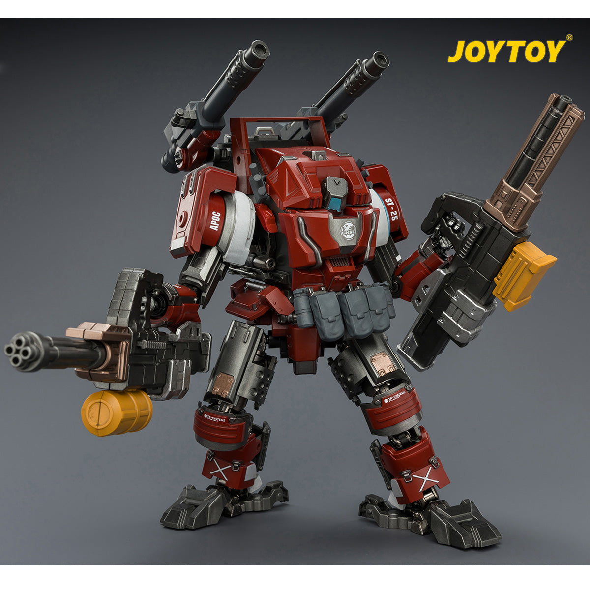 HiPlay JOYTOY 1/25 天啓シリーズ 鉄幕擎天 重火力強襲型メカ ＆ UNSC アサルター エリアス 可動フィギュア 塗装済み 完成品