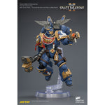 JOYTOY 1/18 ゲーム版 ウルトラマリーン アサルト・インターセッサー ジャンプパック、サンダーハンマー、ネオ・ヴォルカイト・ピストル装備 JT04421 可動フィギュア 塗装済み 完成品