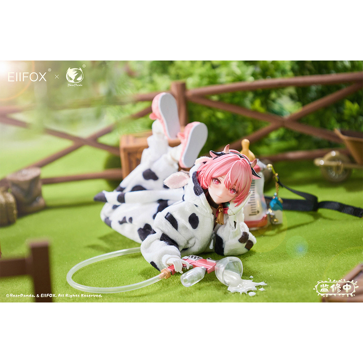 HiPlay Eiifox × BearPanda 1/8 デアリー カウ MoMo 可動フィギュア 塗装済み 完成品 美少女