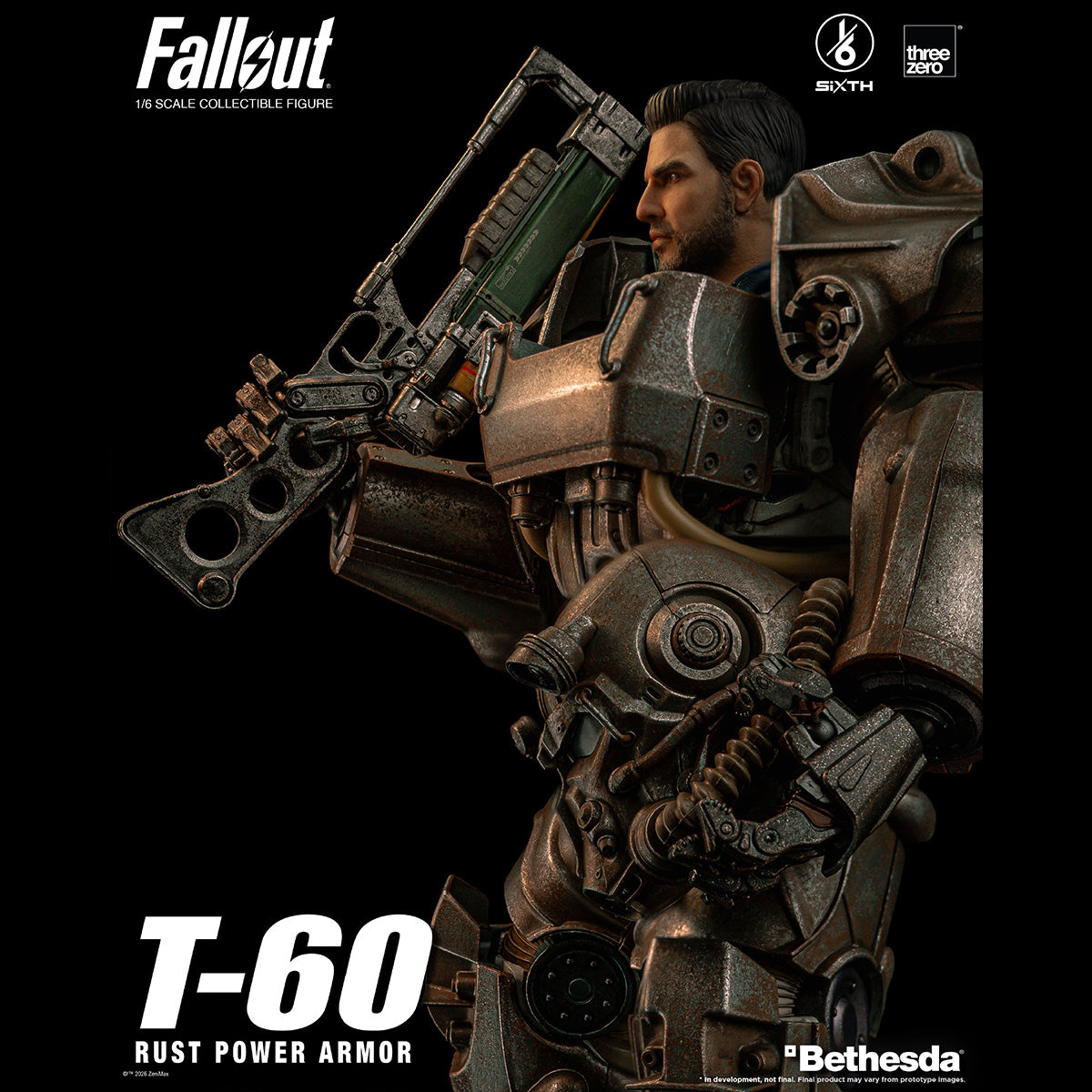 Threezero 1/6 フォールアウト T-60 パワーアーマー（錆びた塗装版） 3Z10050W0
