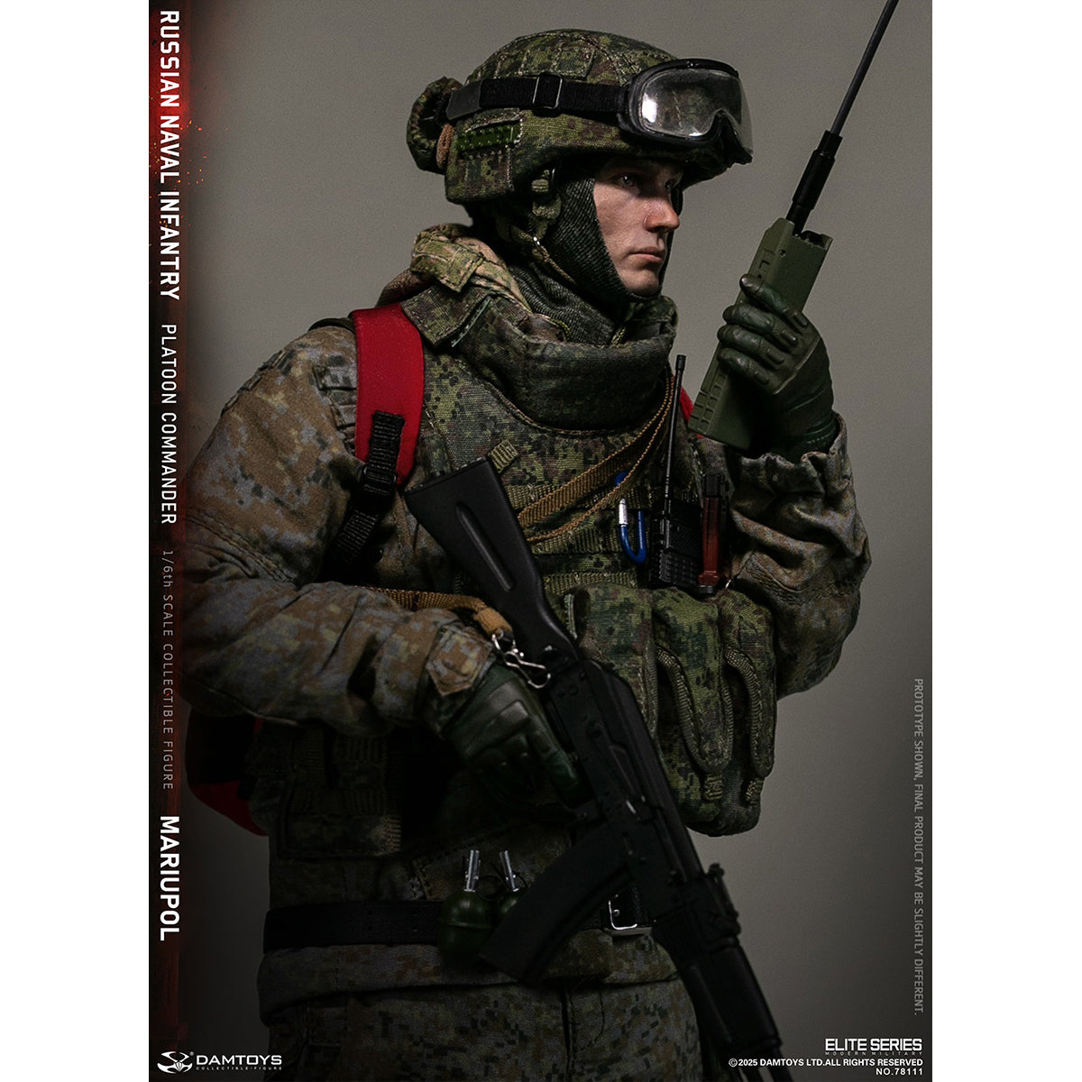 DAMTOYS 1/6 ロシア連邦海軍歩兵 指揮官 マリウポリ NO.78111