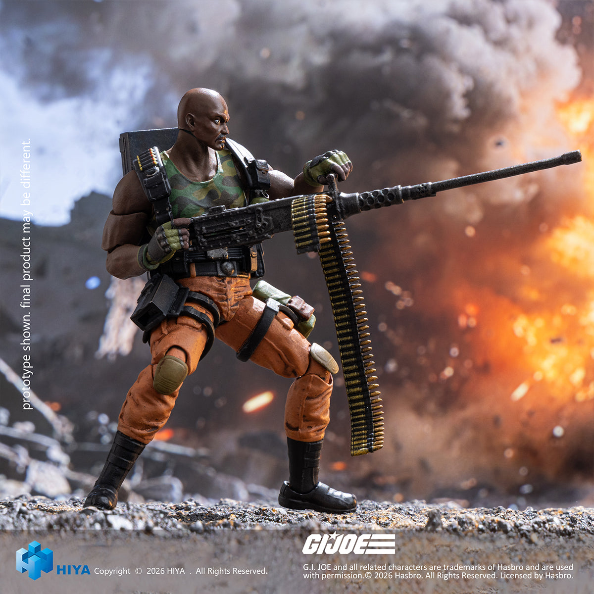 HIYA 1/18 G.I.JOE ロードブロック EMG0159 アクションフィギュア 塗装済み 完成品