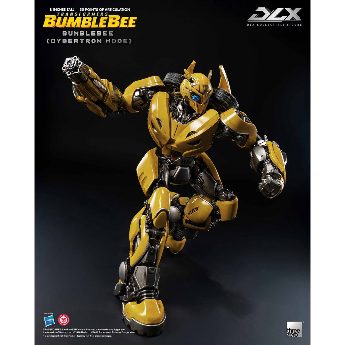 Threezero トランスフォーマー/バンブルビー DLX バンブルビー (サイバトロンモード) 3Z10490W0 可動フィギュア 塗装済み 完成品