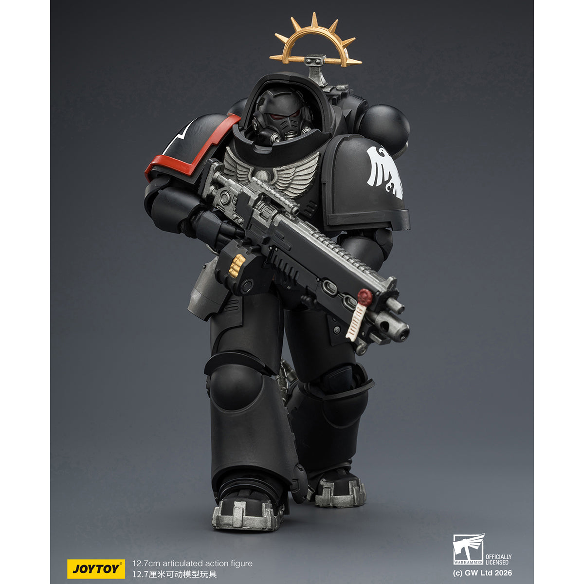 HiPlay JOYTOY 1/18 ウォーハンマー40,000（ゲーム版）ヘヴィ・インターセッサー  ヘヴィ・ボルトライフル＆ボルトピストル装備 可動フィギュア 塗装済み 完成品