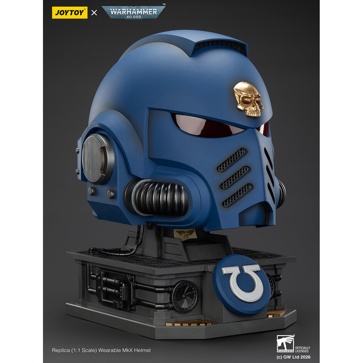 HiPlay JOYTOY 1/1 ウルトラマリーン MkX ヘルメット 塗装済み 完成品