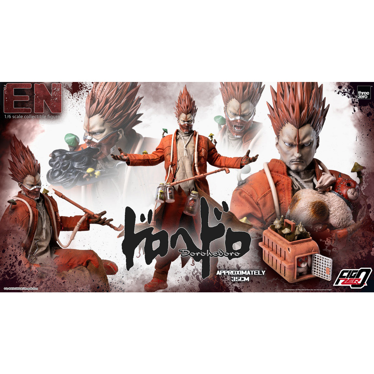 HiPlay Three zero 1/6 ドロヘドロ En 煙 3Z08770W0 可動フィギュア 塗装済み 完成品 アクションフィギュア