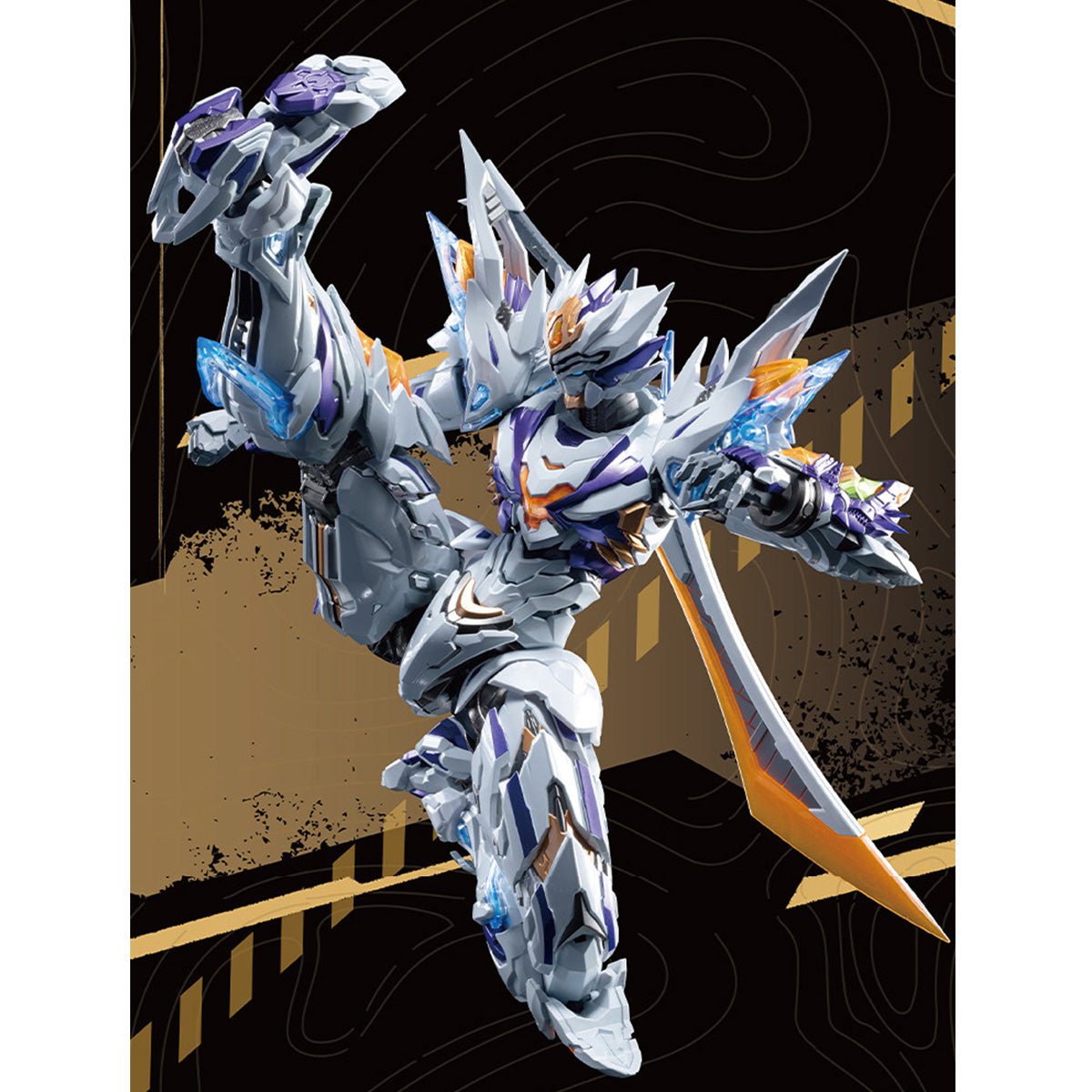 HiPlay 摩動核 戦鎧 白虎·虎鮫 モーターサイクルセット MNZ-GT01X 可動フィギュア 塗装済み 完成品