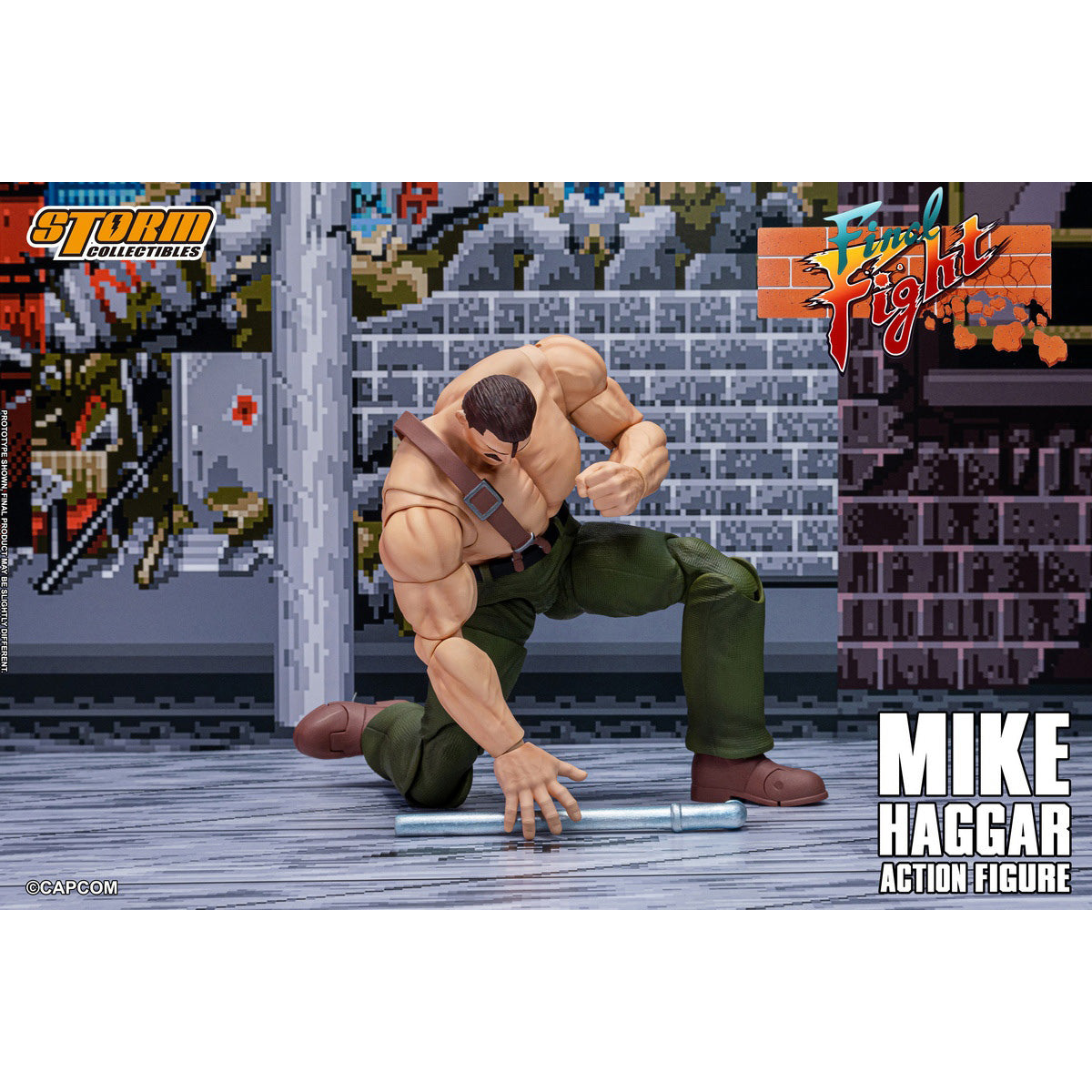 HiPlay Storm Collectibles ファイナルファイト マイク・ハガー CAFF01 アクションフィギュア 可動フィギュア 塗装済み 完成品