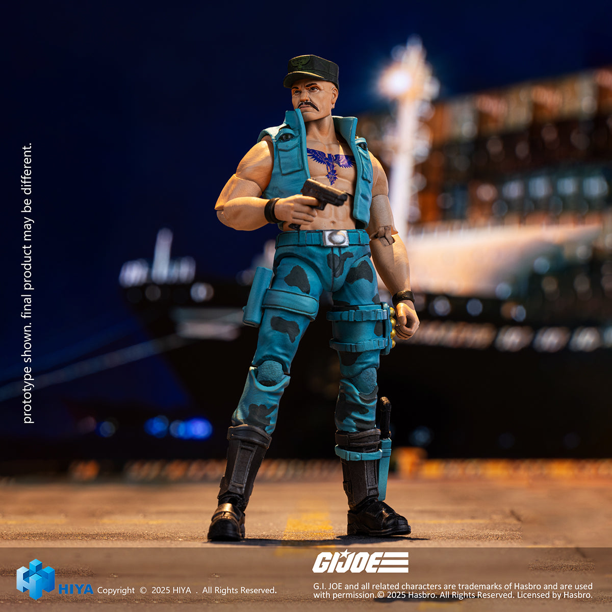 HIYA 1/18 G.I.JOE特殊部隊 広和 海兵隊版 EMG0300 アクションフィギュア 塗装済み 完成品