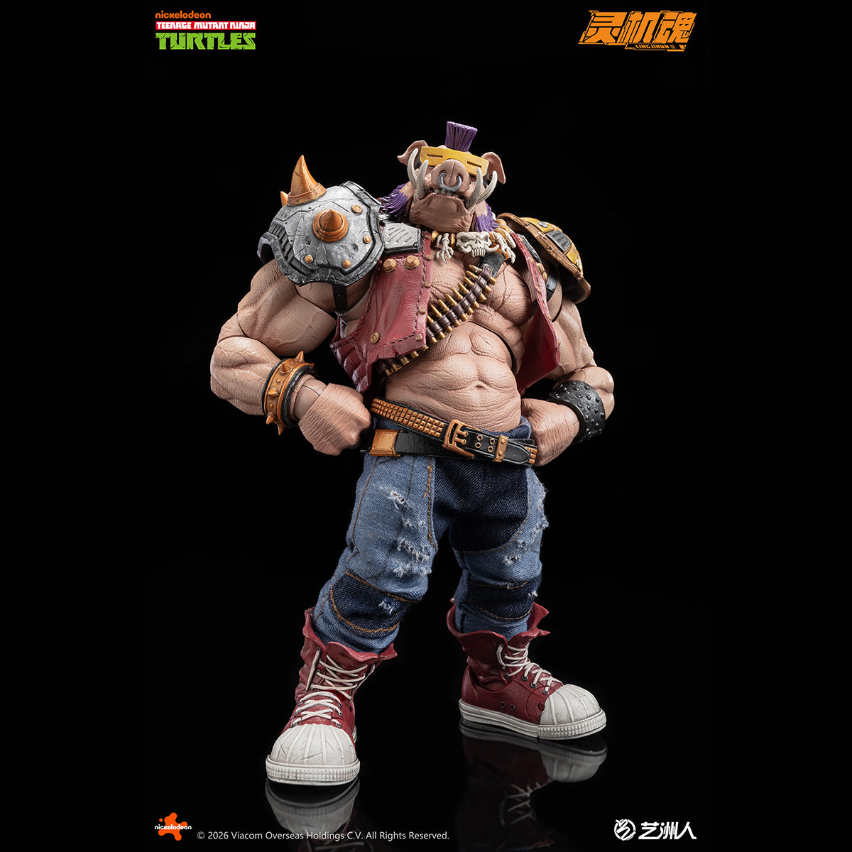 HiPlay 霊機魂 1/10 ビーバップ & ライノ ロックステディ 可動フィギュア 塗装済み 完成品