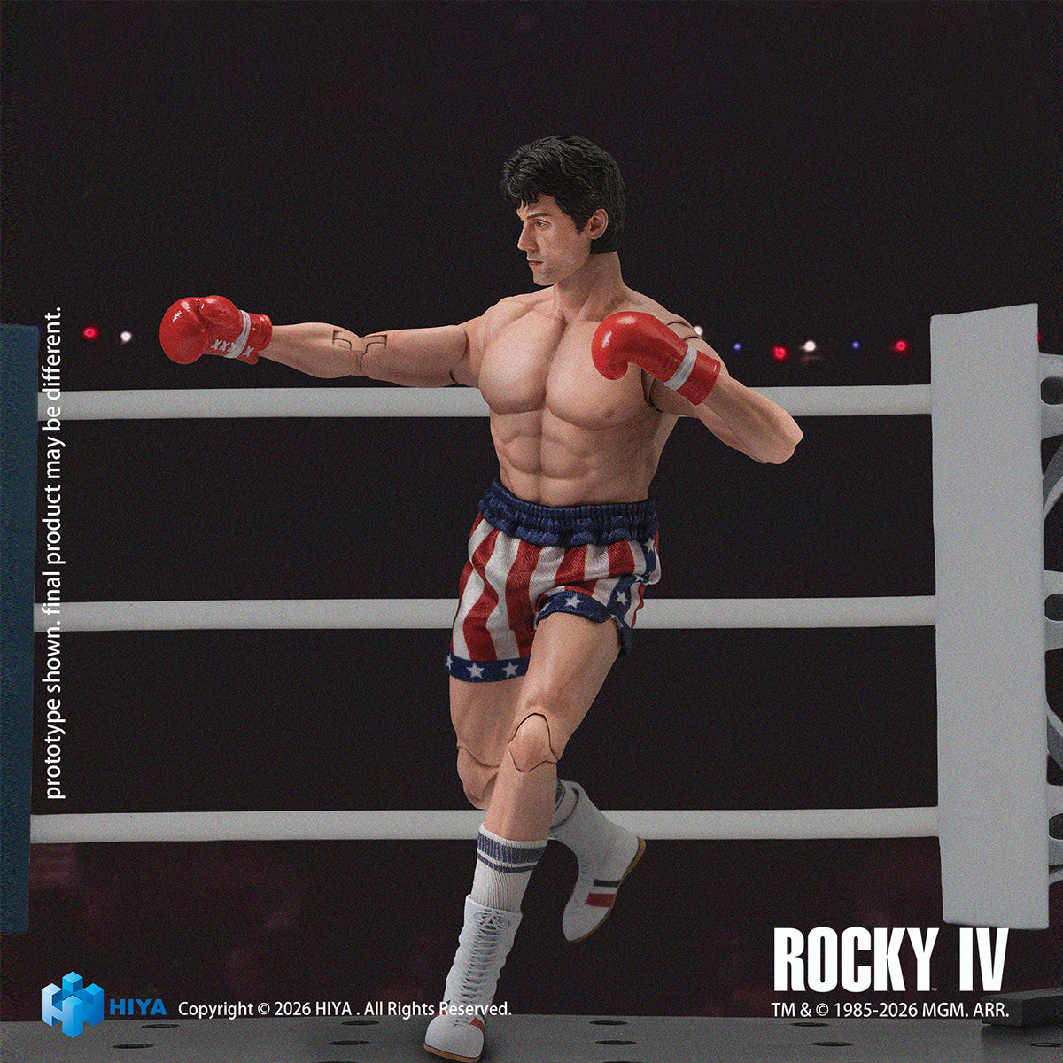 HiPlay HIYA 1/12 ロッキー4 ロッキー ボクサー版 ESR0222 可動フィギュア 塗装済み 完成品 アクションフィギュア