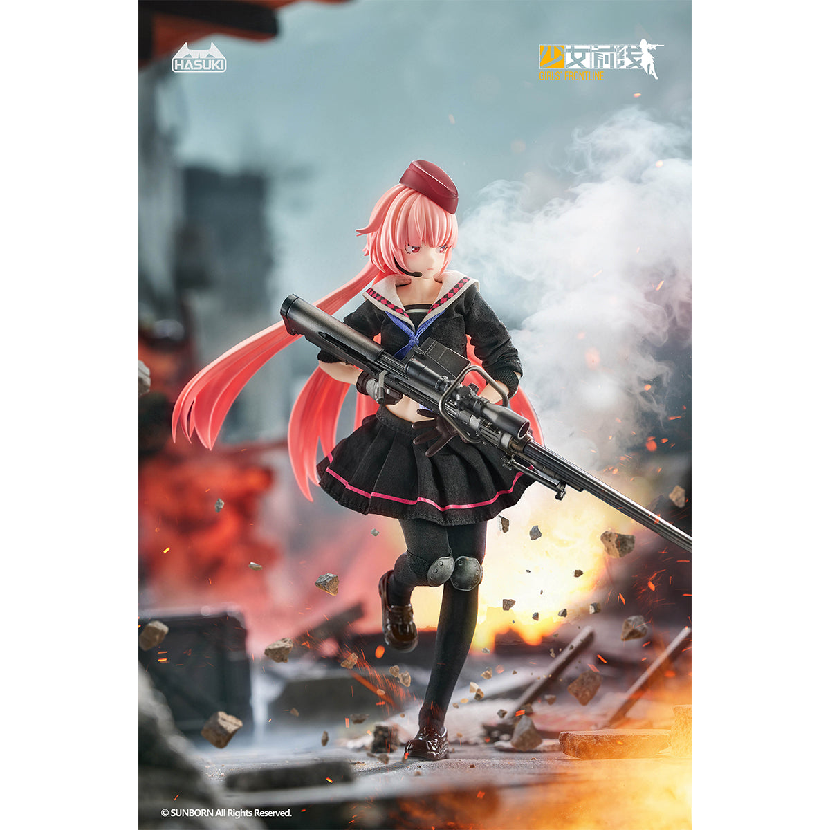HiPlay HASUKI 1/12 PA011 ドールズフロントライン NTW-20 可動フィギュア 塗装済み 完成品　美少女