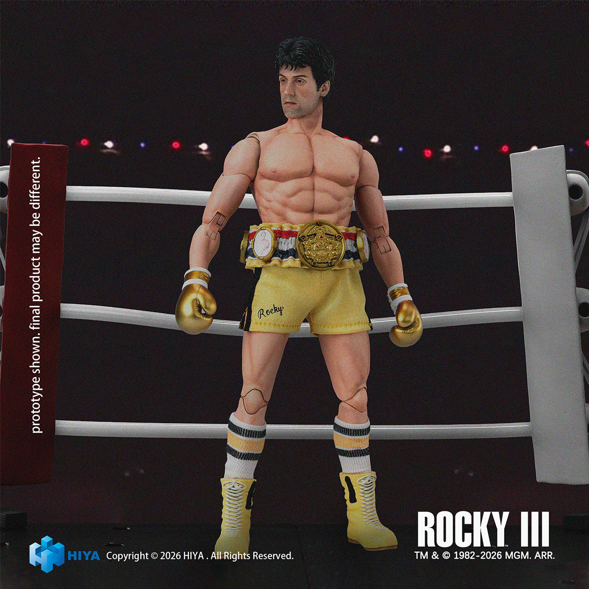HiPlay HIYA 1/12 ロッキー・バルボア ボクサー版 ESR0215 可動フィギュア 塗装済み 完成品 アクションフィギュア