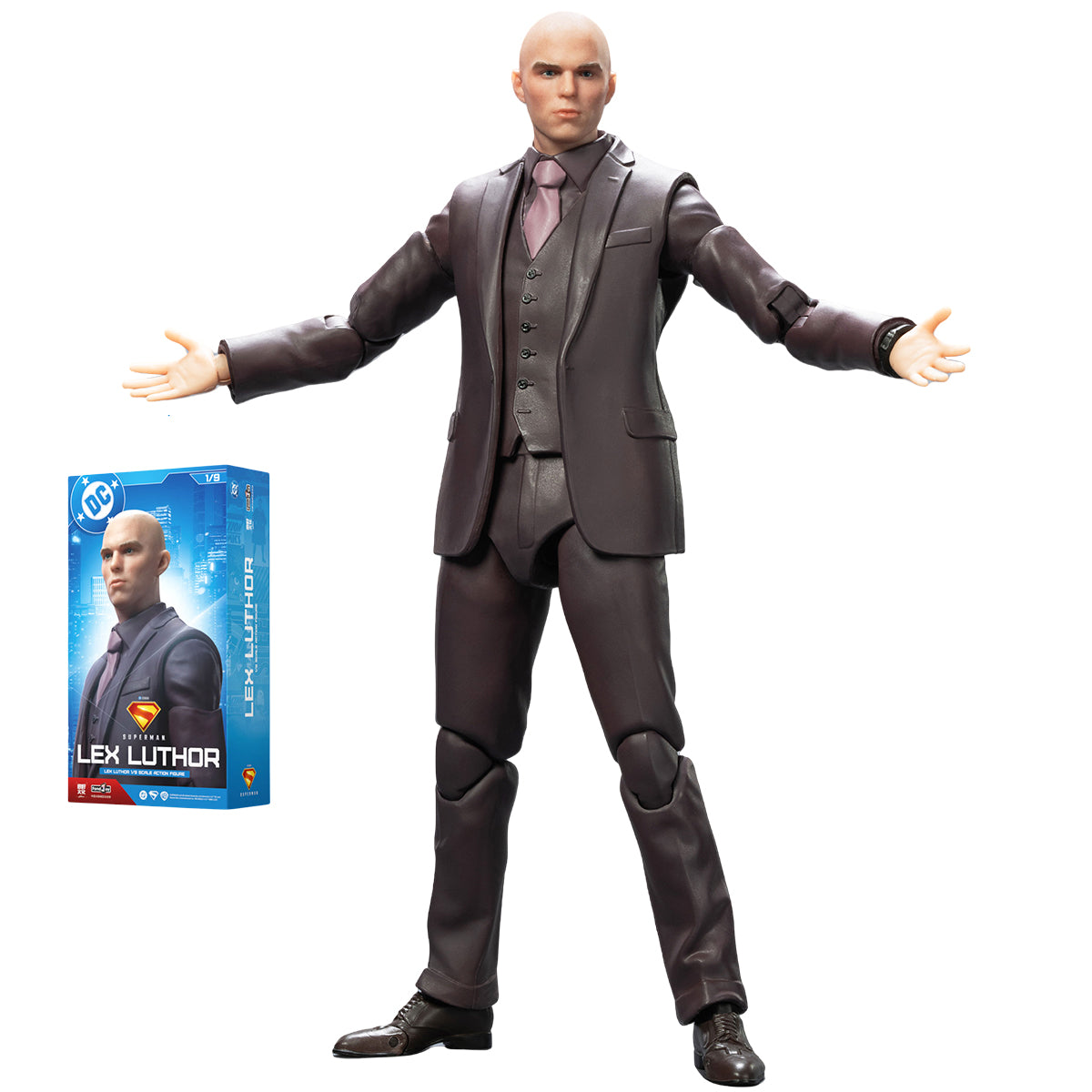 HiPlay Fondjoy 1/9  DC映画 スーパーマン-レックス・ルーサー DC1018 可動フィギュア 塗装済み 完成品