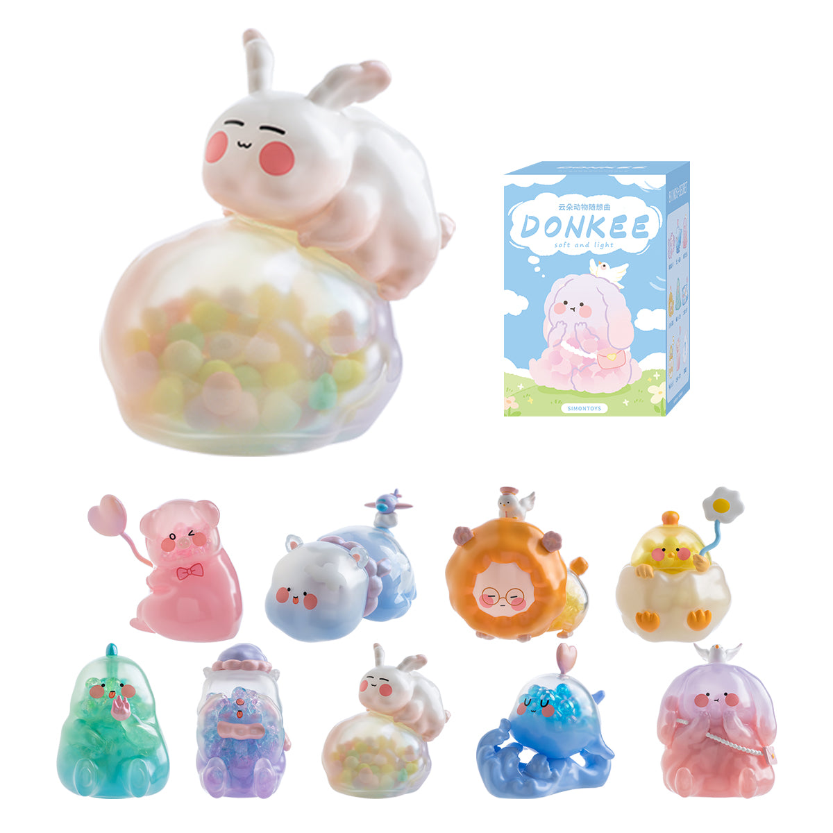 HiPlay Simontoys DONKEE ドンキー 雲の動物ファンタジー ブラインドボックス