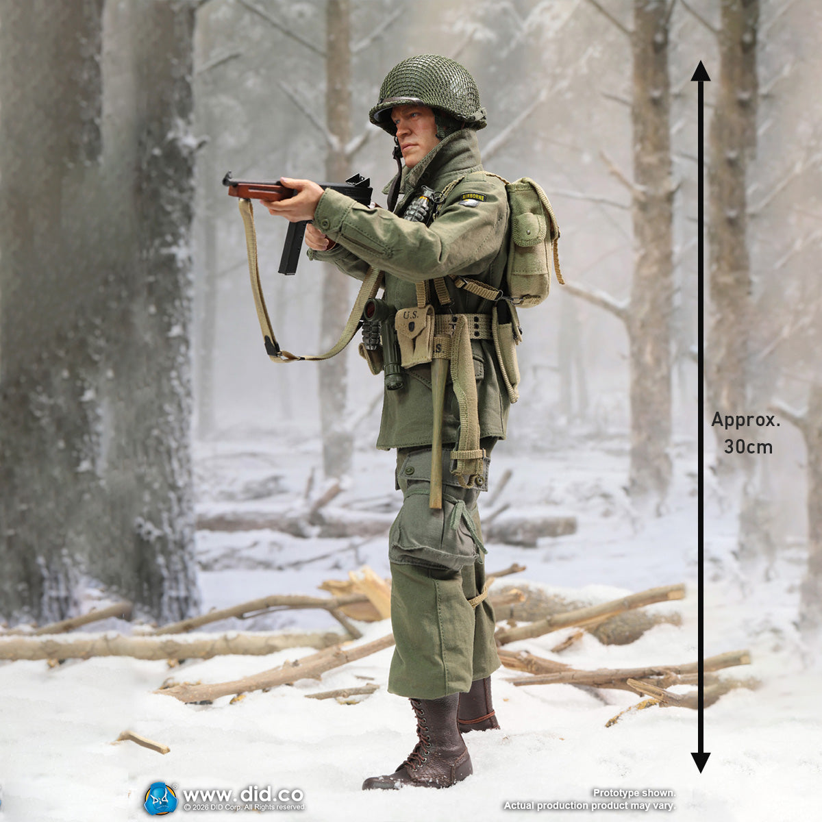 DID 1/6 WW2 アメリカ陸軍 第101空挺師団 第506歩兵連隊 バック少尉
