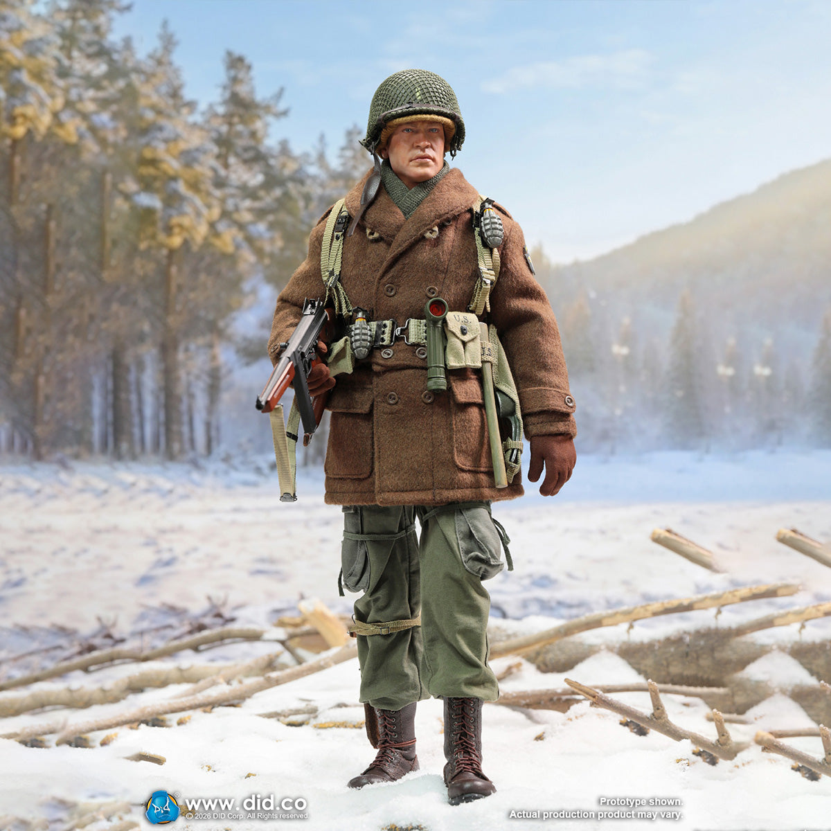 DID 1/6 WW2 アメリカ陸軍 第101空挺師団 第506歩兵連隊 バック少尉