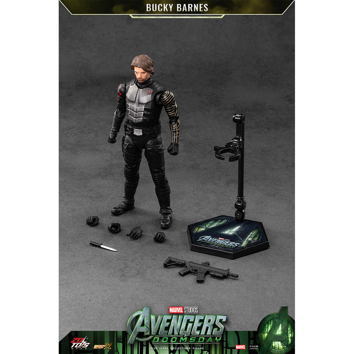 ZD Toys アベンジャーズ：ドゥームズデイ バッキー・バーンズ（ウィンター・ソルジャー）